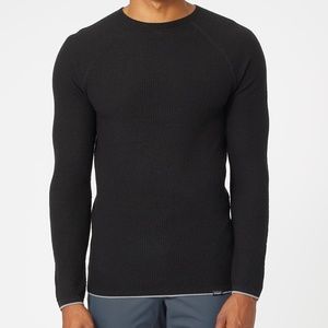 Patagonia Black Thin Wool Sweater